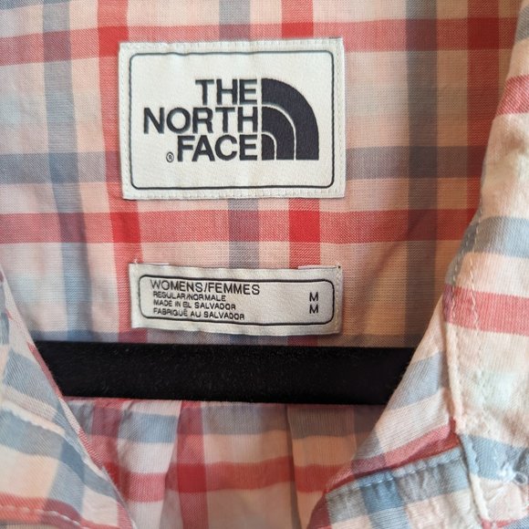 North Face plaid women's button up shirt - Picture 3 of 3